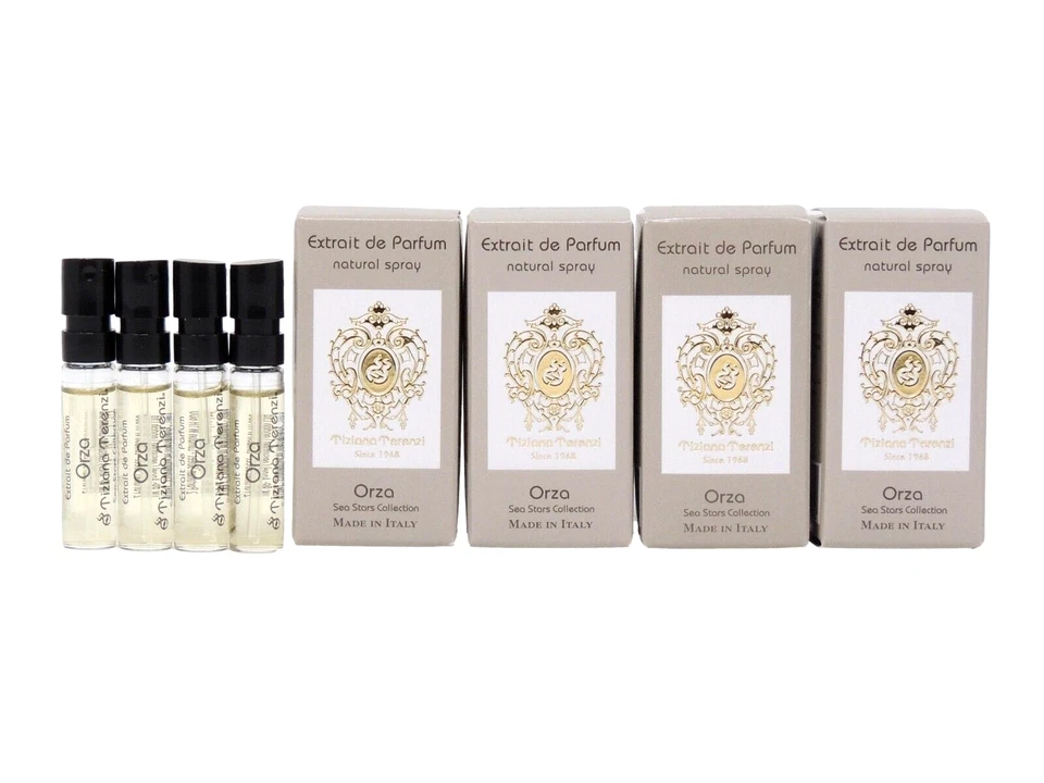 TIZIANA TERENZI ORZA EDP 1.5ml .05fl oz x 4 COLOGNE PERFUME SPRAY SAMPLES - Image 1 of 1