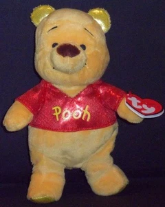 TY DISNEY WINNIE the POOH SPARKLE BEANIE BABY- MINT with MINT TAGS - Picture 1 of 1