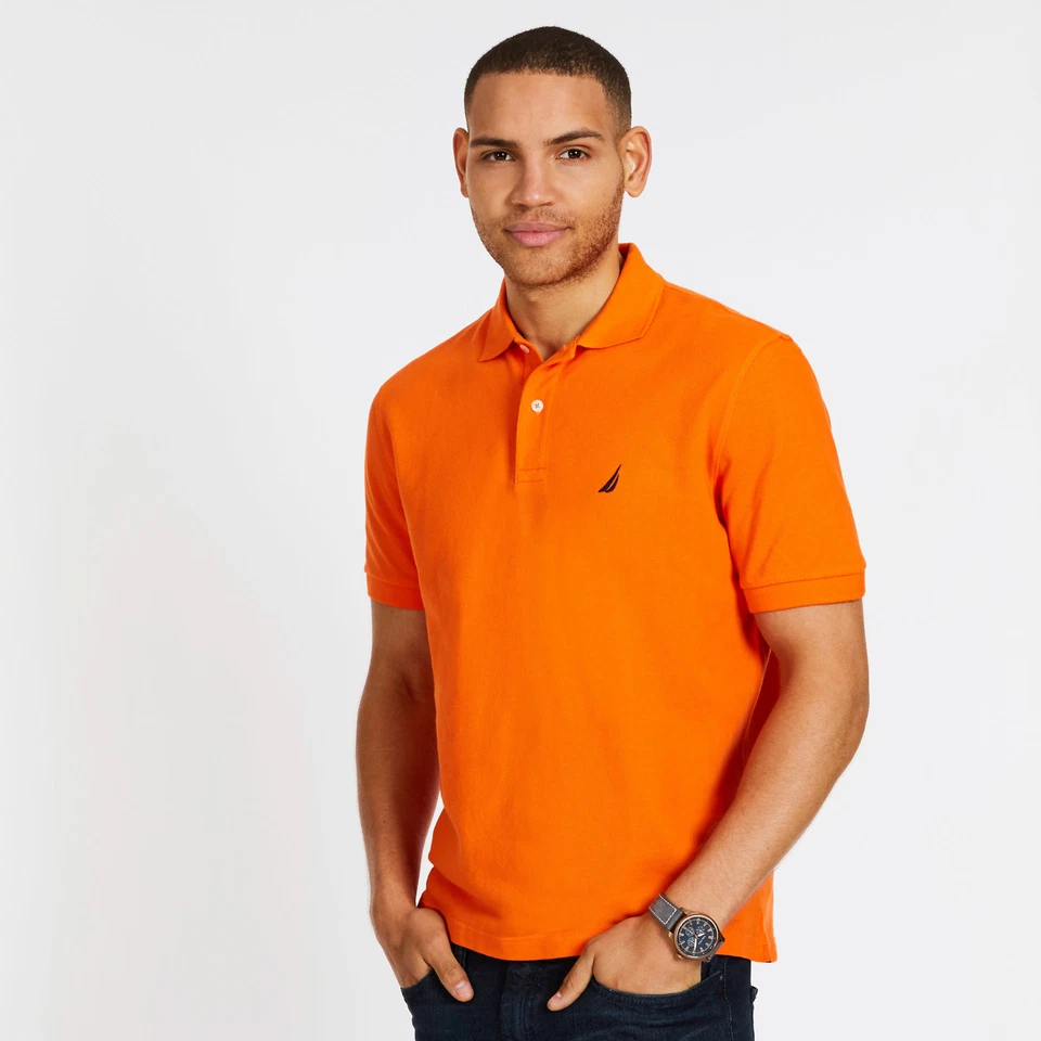 Mens Nautica Polo Pique Shirt Classic Fit Small Medium Large XL 2XL New NWT - Imagem 1 de 1