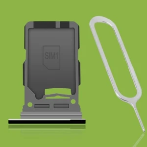 NEW Single SIM Card Tray Holder SIM Card Open Pin F Samsung Galaxy S21 SM-G991U1 - Picture 1 of 1