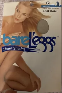 Neu Bare Leggs Control Top Strumpfhose Queen Beige Illusion - Bild 1 von 2