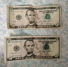 Rare! $5 Dollar Bill Star Note 2013 And 2017 A Series Right After Each Other