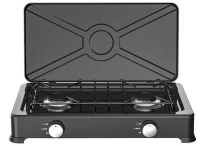 Gas Bullet ® 2 Flames LPG Gaskocher | 2 Kochplatten | hohe Leistung