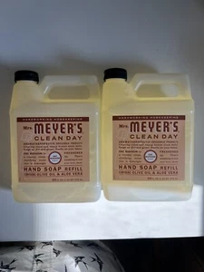 (2) Ricarica sapone liquido per le mani fiori di avena della signora Meyer 33 once ~ NUOVO - Foto 1 di 3