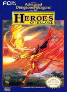 Advanced Dungeons & Dragons Heroes of the Lance NES Good Condition Cartridge - Picture 1 of 1