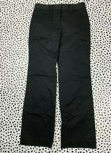 New J. CREW Cafe Trouser Dress Pants Cotton $89.50 Black Pants Sz 4 - Picture 1 of 8