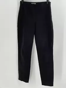 Pantalones Everlane Ponte Tobillo Para Mujer Talla 4 Negro Cremallera Lateral Cintura Elastizada - Imagen 1 de 12