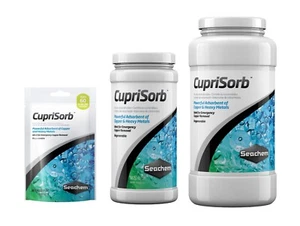 Removedor de metales pesados ​​cobre quelado resina Seachem Cuprisorb tanque de peces acuario - Imagen 1 de 5