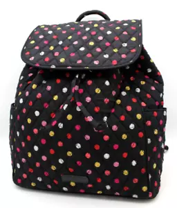 Vera Bradley Drawstring Backpack Habana Dots Travel Casual Everyday Use - Picture 1 of 7