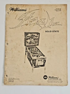 MANUAL DE SERVICIO WILLIAMS FLASH PINBALL CON SECCIÓN DE SOLUCIÓN DE PROBLEMAS - Imagen 1 de 5