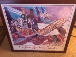 Vintage - California Strawberry Festival Poster - 26 x 29 - sehr cool! - Bild 1 von 2