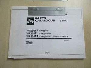 Yamaha WR 250 FP WR 250 F Katalog części zamiennych Catalogue 2A5PH-100E - Zdjęcie 1 z 3