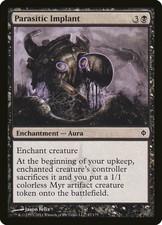 New Phyrexia Parasitic Implant x4 Magic The Gathering