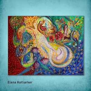 Based on Psalm 150 Chagall-style a limited edition ready-to-hang canvas print - Picture 1 of 6