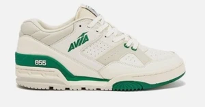 AVIA SIZE 14  OFF-WHITE GREEN MENS HIGH PERFORMANCE RETRO BASKETBALL SHOE NEW - Picture 1 of 22