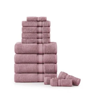 LANE LINEN 12-Piece Luxury Bath Towel Set - 100% Cotton Quick Dry - Picture 1 of 9