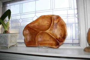 Large Natural Form Wood Tray Charcuterie Board Handmade - Picture 1 of 5