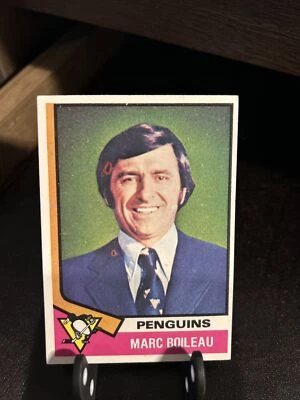 1974 Topps #49 Marc Boileau Penguins - Image 1 of 3