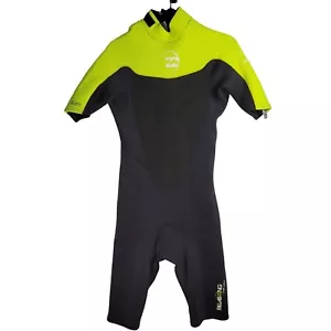 Billabong Springsuit Youth Foil 202mm Wetsuit Shorty Flat Stitch - Picture 1 of 14