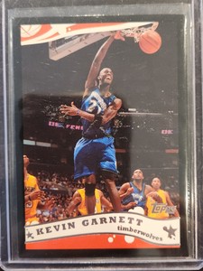 2005-06 Topps Black /500 Kevin Garnett #121 HOF