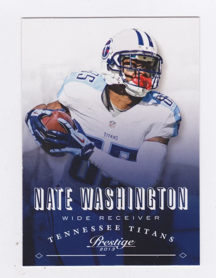 2013 Panini Prestige - Nate Washington #191 - Image 1 of 2