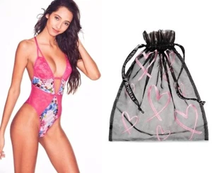 Victoria's Secret x Mary Katrantzou Plunge Bodysuit Teddy Strappy M ~ Free Bag - Picture 1 of 5
