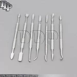 7pc Stainless Steel Spatula Wax Carver Dental Pick Set DN-2076 - Picture 1 of 3