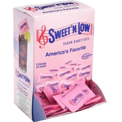 Sweetener Packets, Sweet'N Low, Box Of 400 Packets
