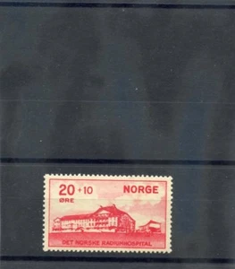 NORVEGIA Sc B4 (MI 162)**VF NH 1931 20o+10o CARMINE $100 - Foto 1 di 1