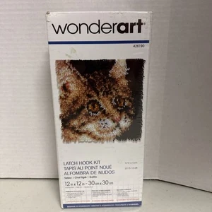 Nuovissimo Wonderart Kit Gancio di Chiusura Tabby Cat #426190 Gattino 12" x 12" Sigillato "X" - Foto 1 di 1
