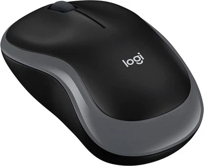 Logitech M185 Wireless Mouse USB for PC Windows, Mac and Linux, Grey - Image 1 of 4