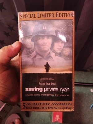 Saving Private Ryan (VHS, 2000, 2-Tape Set, Special Limited Edition)- Sealed - Image 1 of 4