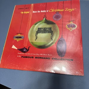 THE ORIGINAL MUSIC BOX MEDLEY OF CHRISTMAS SONGS - 1977 LP AB-3 - Fast Shipping - Picture 1 of 10
