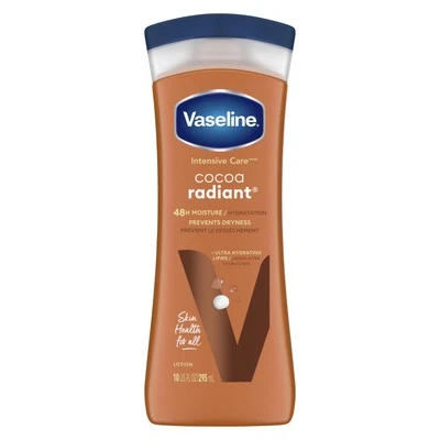 Vaselina Cuidado Intensivo Loción Corporal Cacao Radiante para Piel Seca Loción Hecha con... Foto 1 de 4