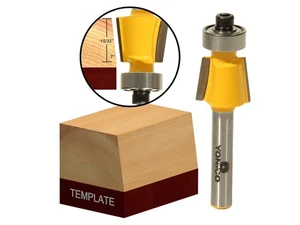 7 Degree Glue Well Bevel Trim Router Bit - 1/4" Shank - Yonico 14931q - Picture 1 of 1