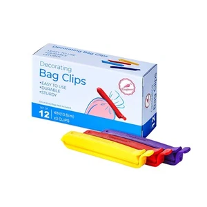 Bag Sealing Clips for Food and Snack Storage, Decorating/Icing Bag Sealing Cl... - Picture 1 of 9