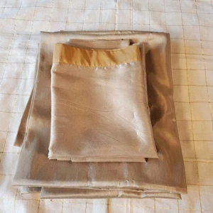 Juego de Cortinas Martha Stewart Beige/Topo 2 Paneles, 2 Cenefas, 82 x 50 - Imagen 1 de 15
