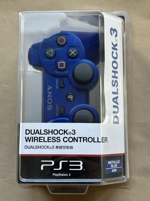Official Sony PlayStation 3 Metallic Blue DualShock 3 Controller Brand New - Immagine 1 di 4