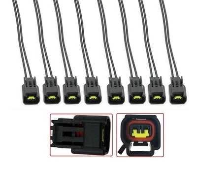 Paquete de 8 enchufes conectores de bobina de encendido para vehículos Ford y Lincoln Foto 1 de 4