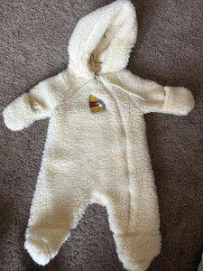 VTG Winnie The Pooh Disney 0-6 month bunting/coat - Picture 1 of 7