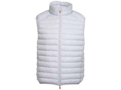 Save The Duck Men's Adam Vest Quilted Puffer Sleeveless Frozen Grey - Image 1 of 2