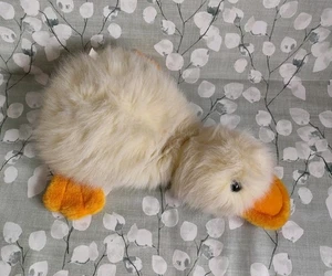 Vintage - Yellow Floppy Duck - D.S. Nicholass - Soft Toy Plush - 14" - Picture 1 of 10