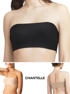 Sujetador Chantelle SoftStretch Sin Tirantes Sujetador Acolchado Bandeau Sujetador Antideslizante Sin Costuras - Imagen 1 de 8