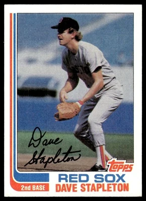1982 Topps Vintage Baseball NM+ Dave Stapleton Boston Red Sox #589 - Image 1 of 2