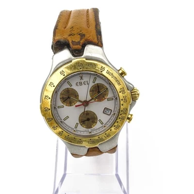 Ebel Sportwave Tachymeter Stainless E6251641 6.5in 40mm Wristwatch #WB3446-4 - Image 1 of 4