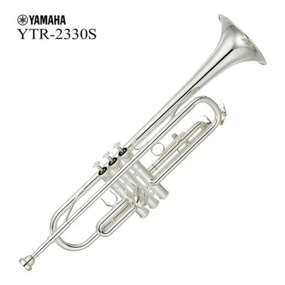 YAMAHA YTR-2330S Bb tromba in ottone giallo placcato argento con custodia... - Immagine 1 di 4