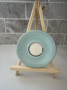 Castleton China Türkis Untertassen MADE IN USA VINTAGE - Bild 1 von 5