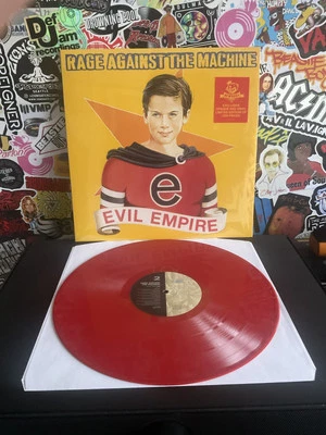 RAGE AGAINST THE MACHINE Evil Empire VG++ RED VINYL W/HYPE STICKER/1200 - Image 1 of 2