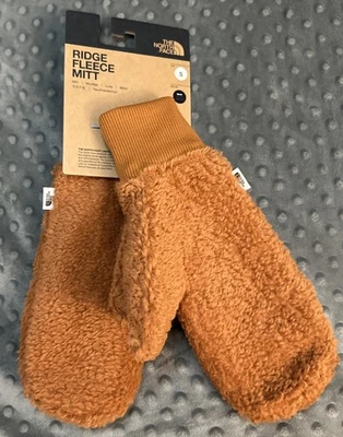 Guante polar The North Face Ridge cuero marrón talla pequeña cálido invierno Foto 1 de 4
