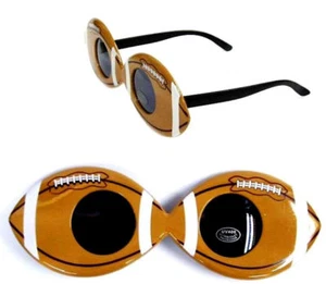 FUSSBALLFÖRMIGE PARTY SONNENBRILLE Brille Sport Kostüm Fussball Brille Neu - Bild 1 von 1